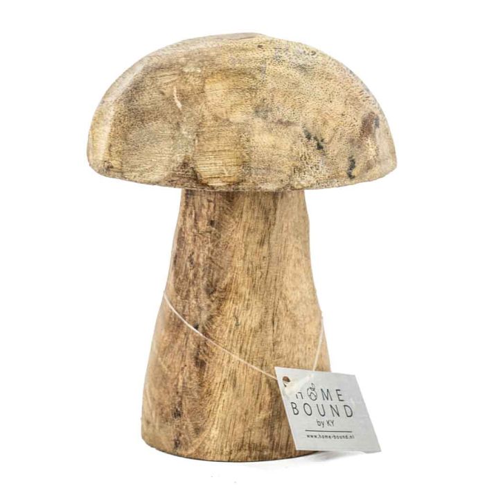 Houten paddestoel