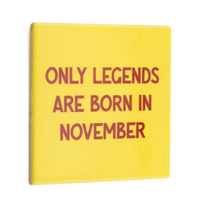 Tegeltje november