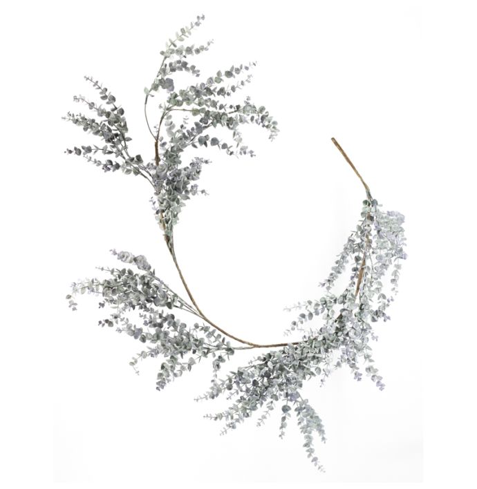 Kunsttak hangend eucalyptus 153cm