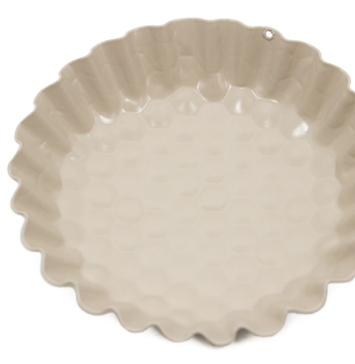 Metalen schaaltje honeycomb sand