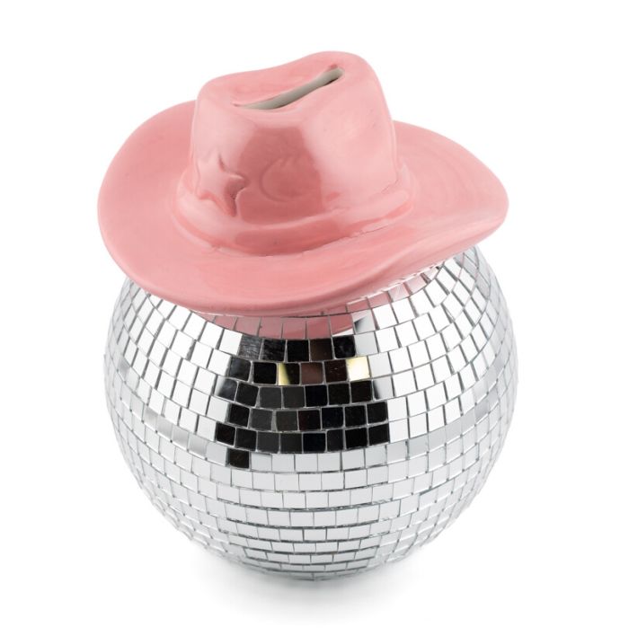 Spaarpot discobal hoed