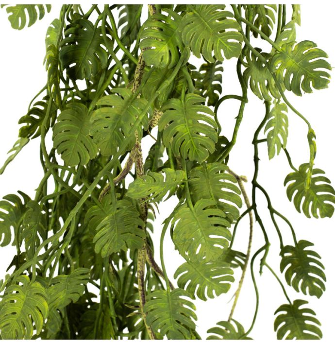 Kunsttak hangend monstera 150cm