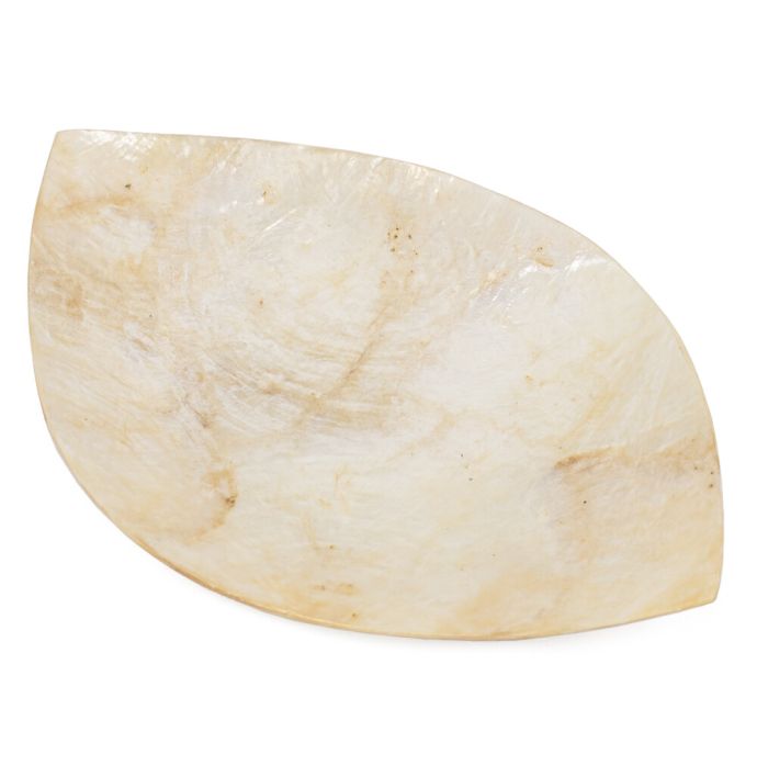Schaaltje schelp ovaal goud