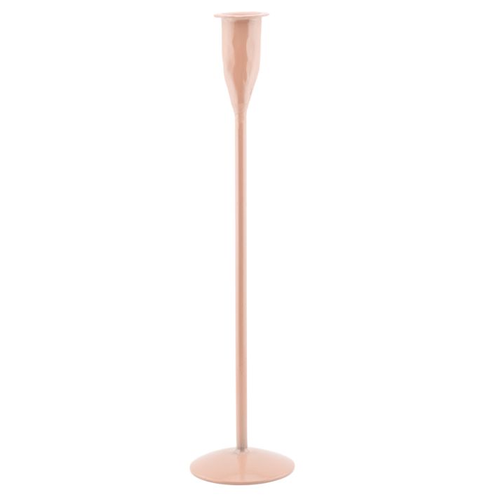 Kaarsenstandaard 30cm roze