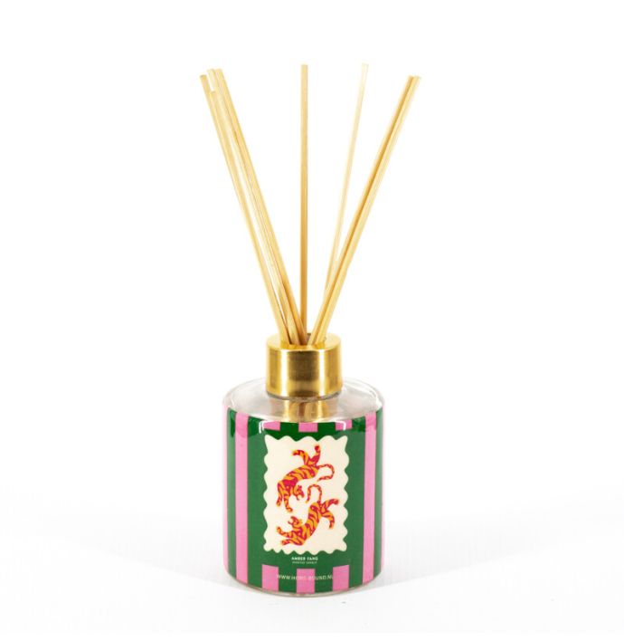 Geurdiffuser stokjes 150ml Amber Fang