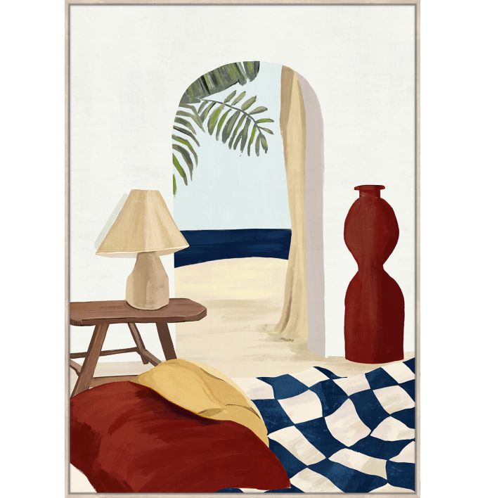 Schilderij ocean check