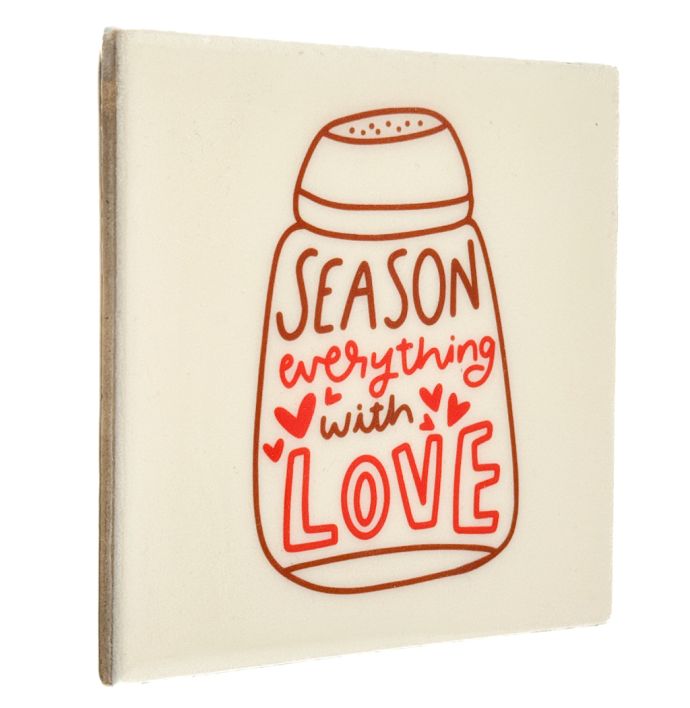 Tegeltje Season with love