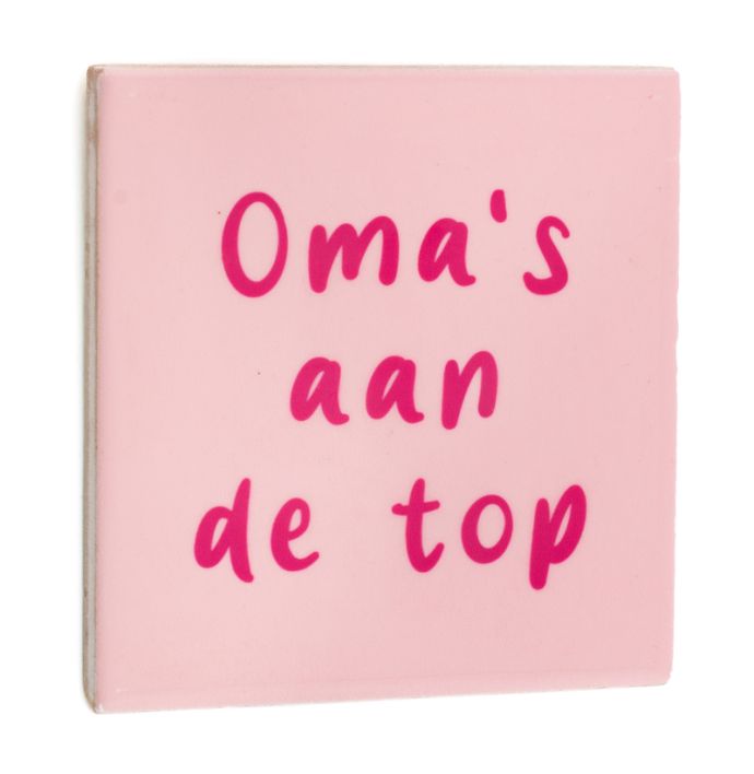 Tegeltje Oma’s aan de top