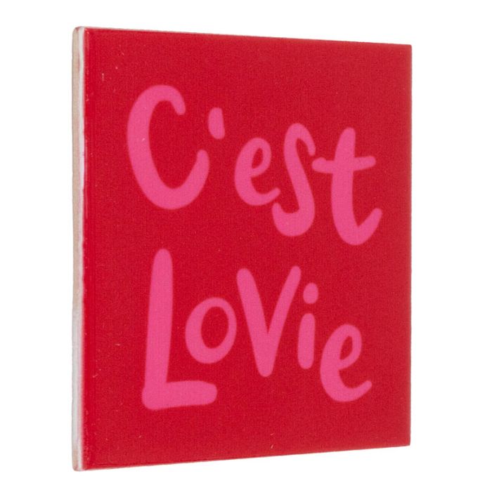 Tegeltje C’est lovie