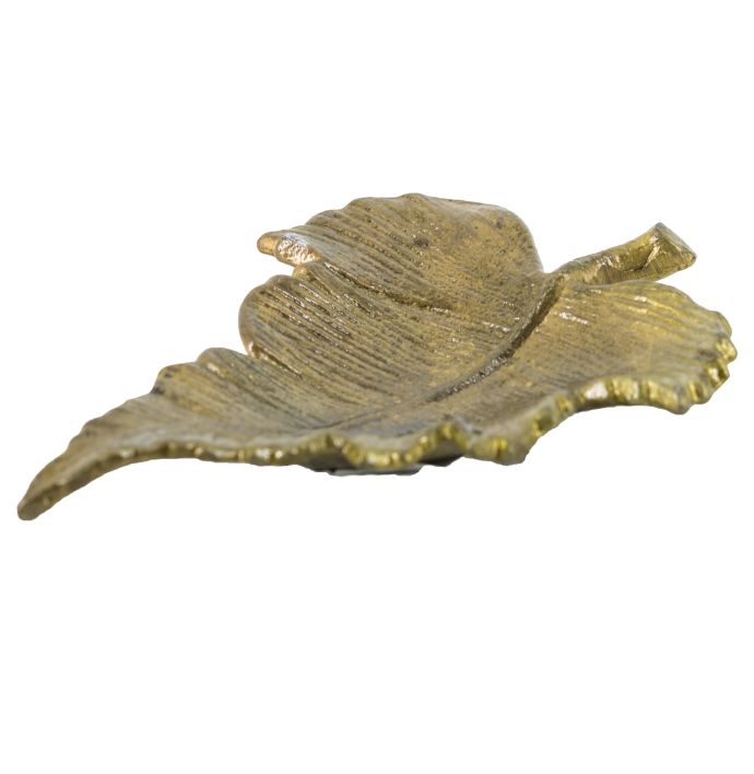 Schaaltje blad goud