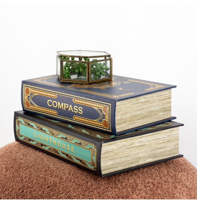 Opbergboek koffietafel lighthouse 30x21cm