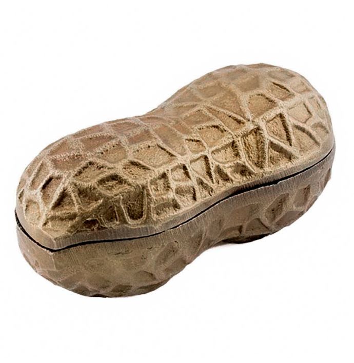 Aluminium opbergbakje pinda gold