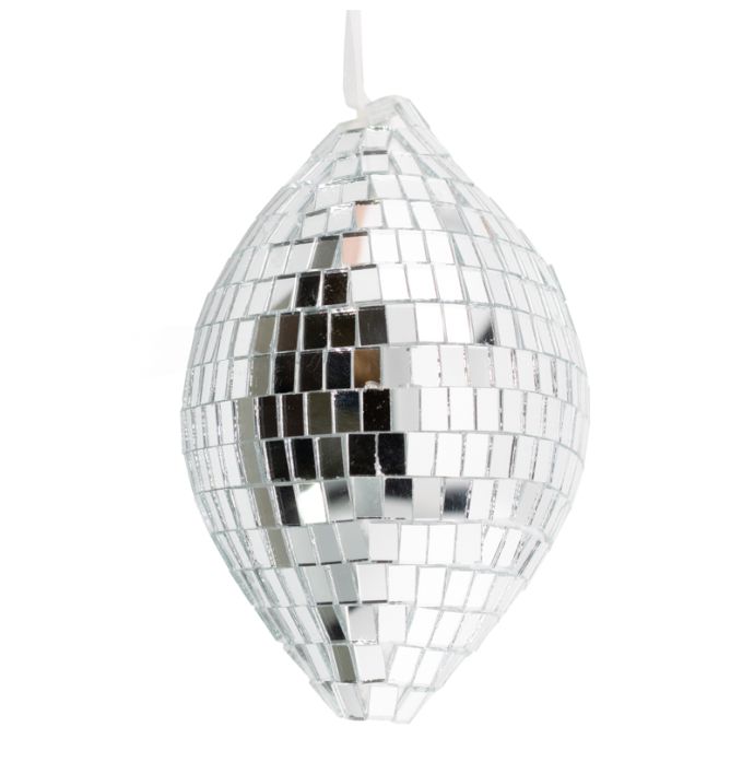 Hanger discobal 12cm zilver