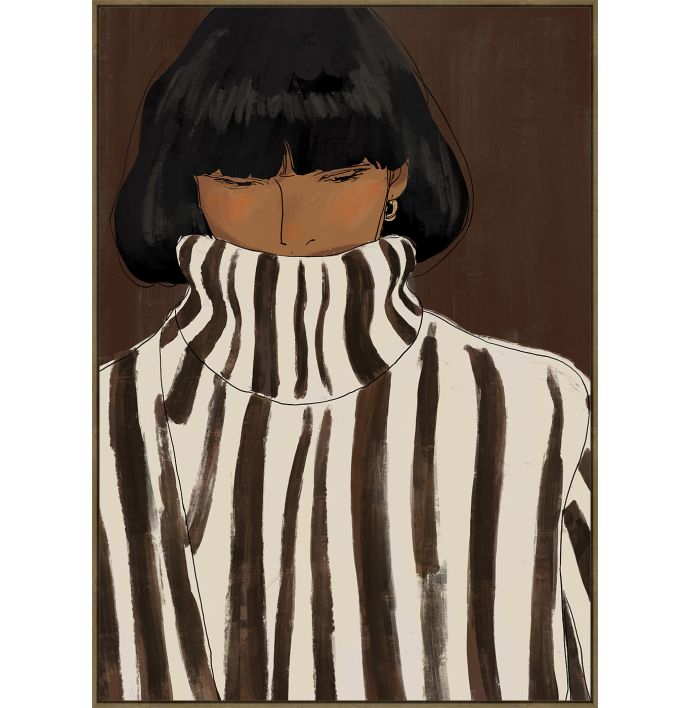 Schilderij snug muse