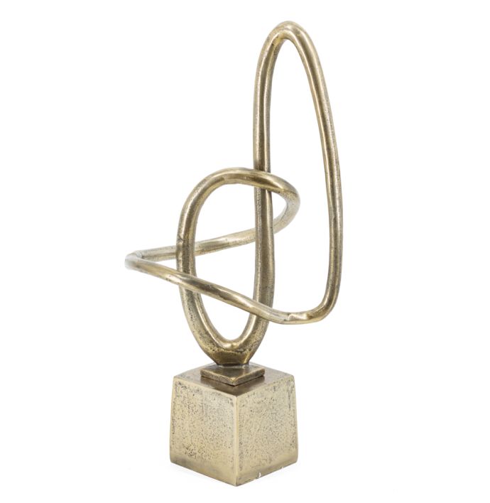 Beeld krul goud