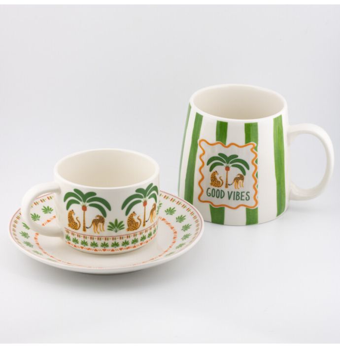 Koffiemok Verde met oor