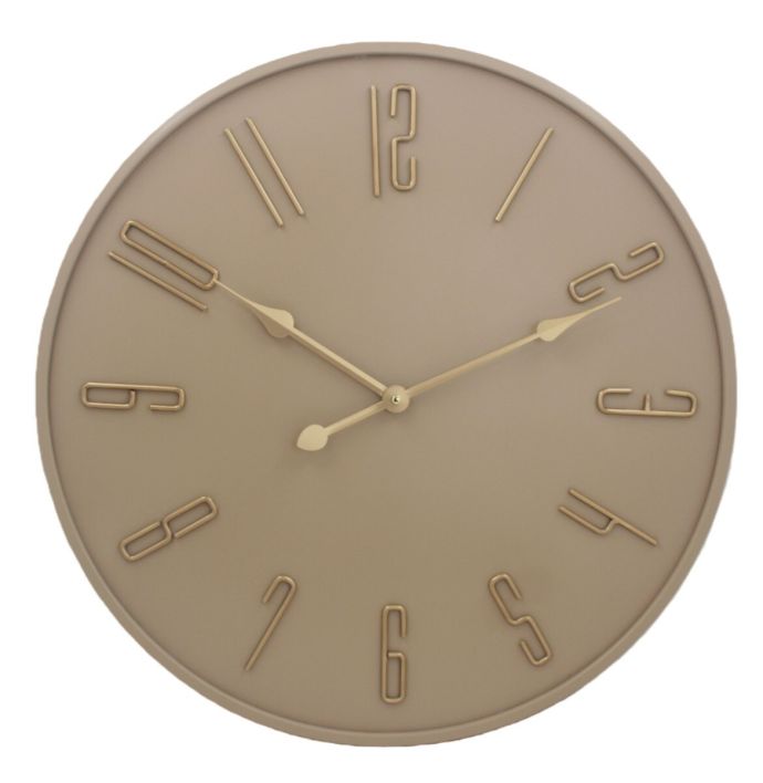 Wandklok Suno beige