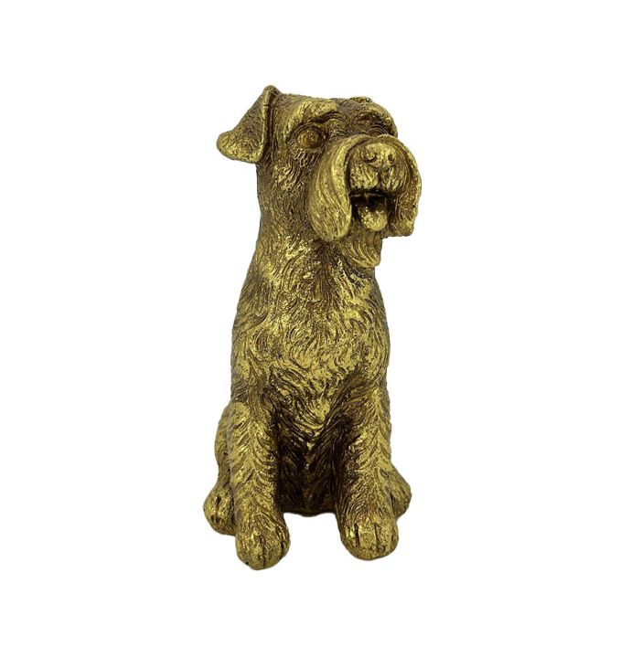 Ornament Sniff hond goud