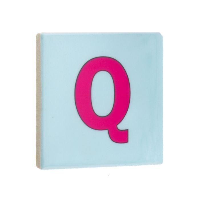 Alfabet tegeltje letter Q