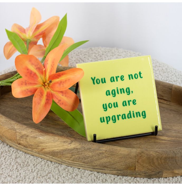 Tegeltje not aging, upgrading