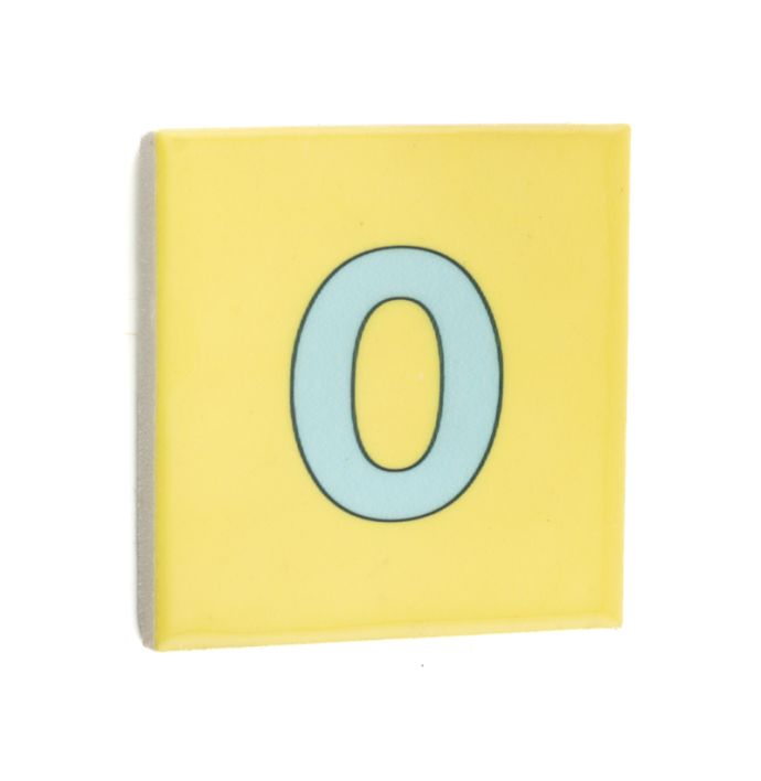 Alfabet tegeltje letter O