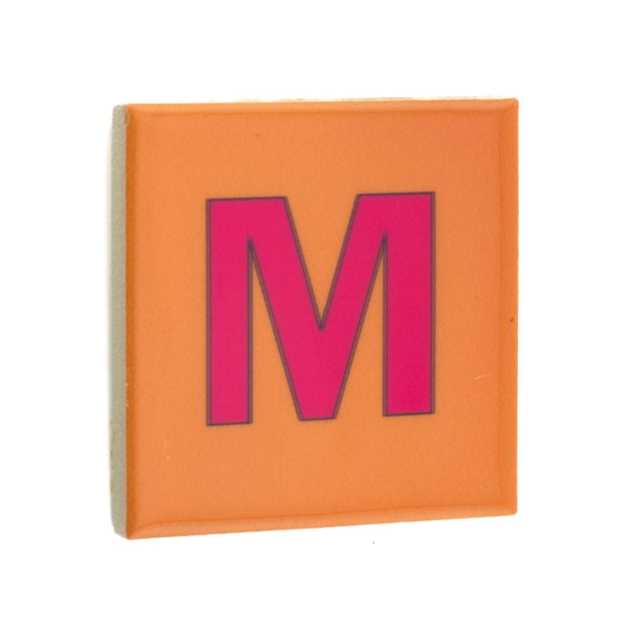 Alfabet tegeltje letter M