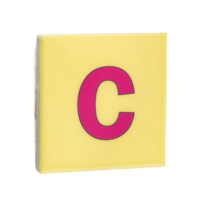 Alfabet tegeltje letter C