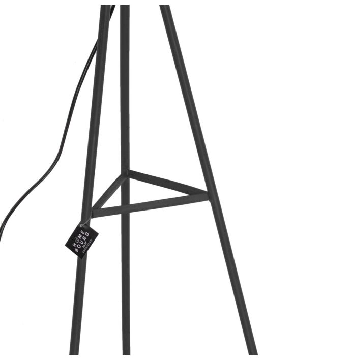 Vloerlamp metaal zwart