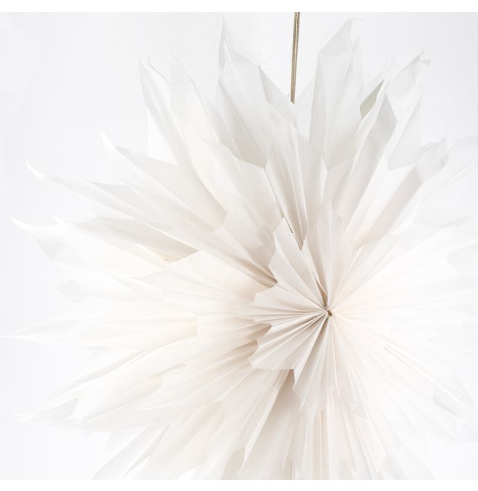 Kerstster sun 100cm wit met pendel
