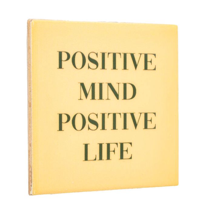 Tegeltje Positive minds