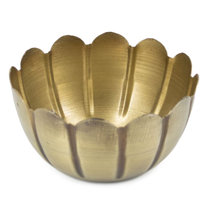 Metalen bowl goud