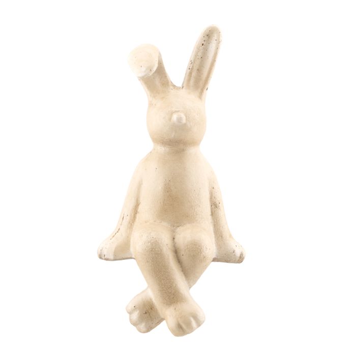 Aardewerk ornament bunny zittend M wb