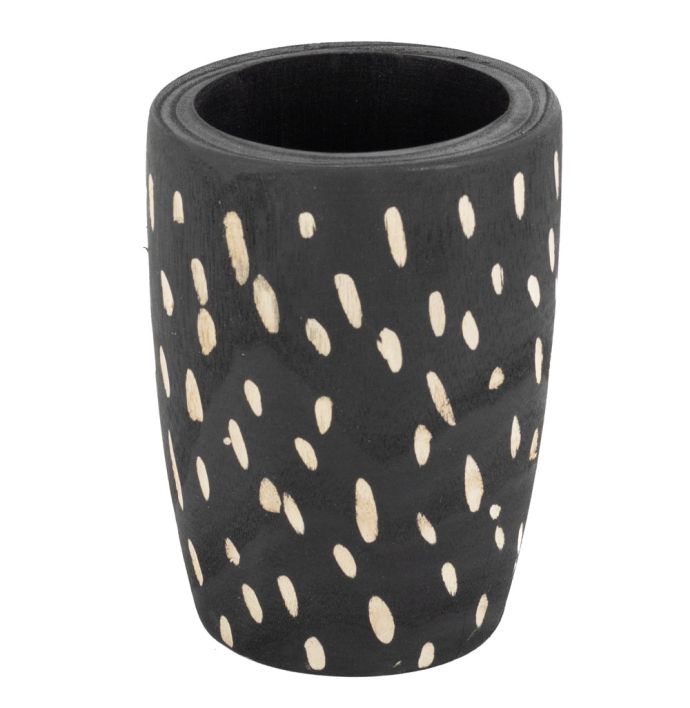 Houten vaas Batik