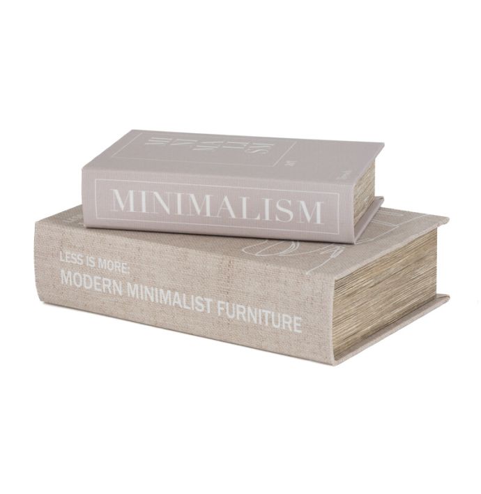 Opbergboek Grey Minimalism 21x13cm