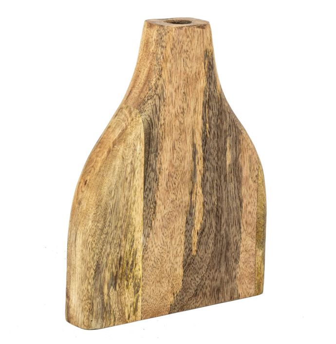 Houten vaas organisch naturel