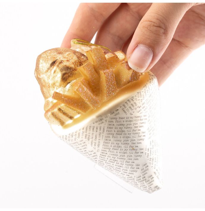 Kerstbal Puntzak frites