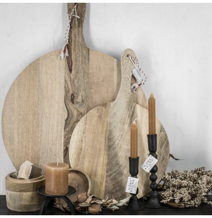 Houten snijplank rond