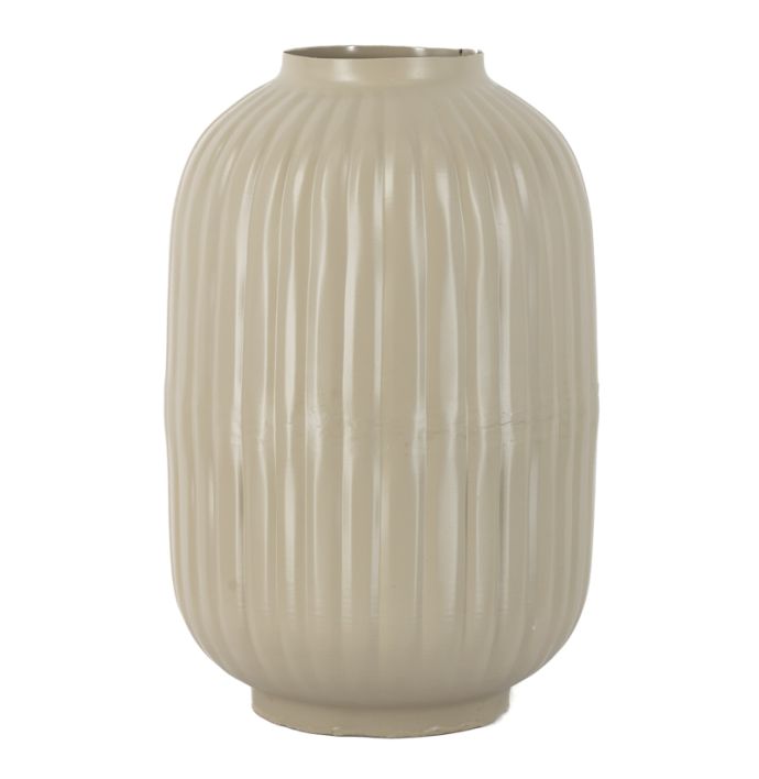 Metalen vaas sand