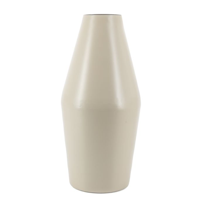 Metalen vaas sand