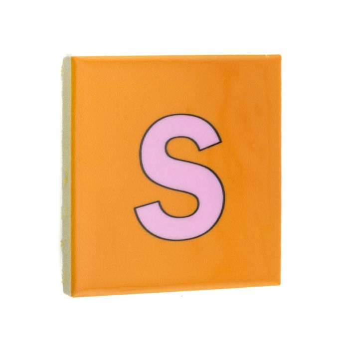 Alfabet tegeltje letter S