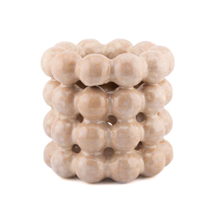 Kaarsenstandaard Orbis S beige