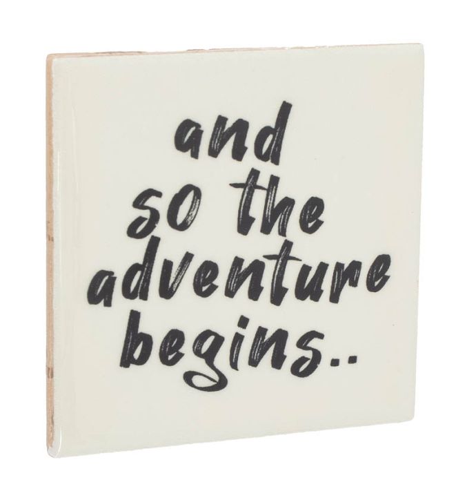 Tegeltje The adventure begins