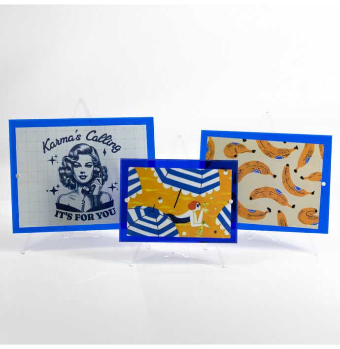 Fotolijst art blauw 18x13cm