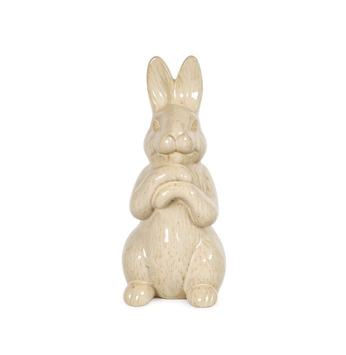Ornament konijn Nibble beige