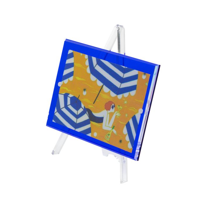 Fotolijst art blauw 15x10cm