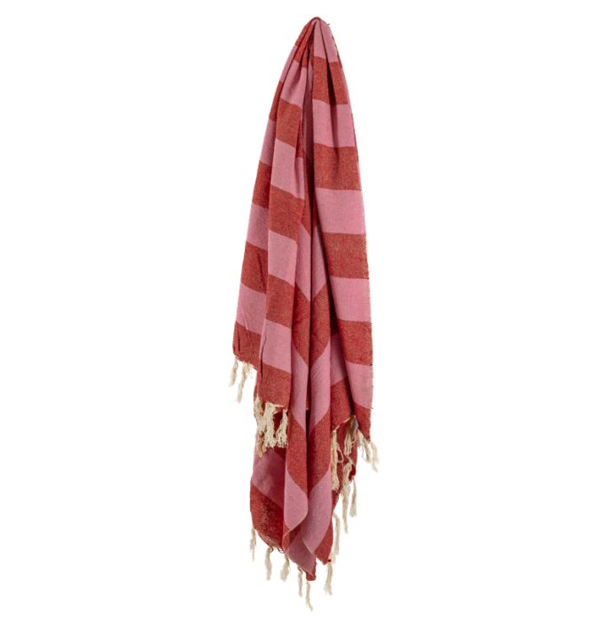 Plaid Loa striped roze