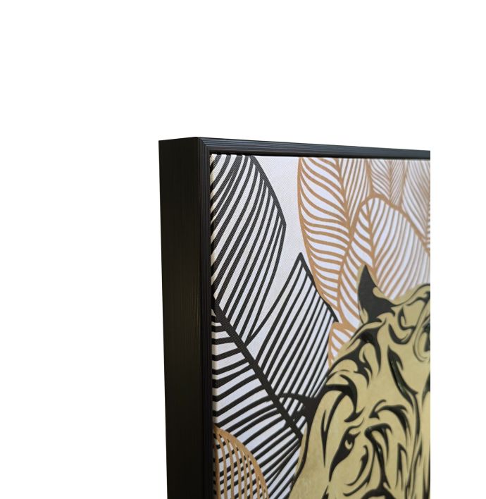 Schilderij tijger jungle 60x80cm