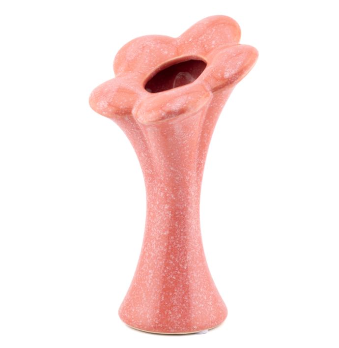 Vaas bloem roze M