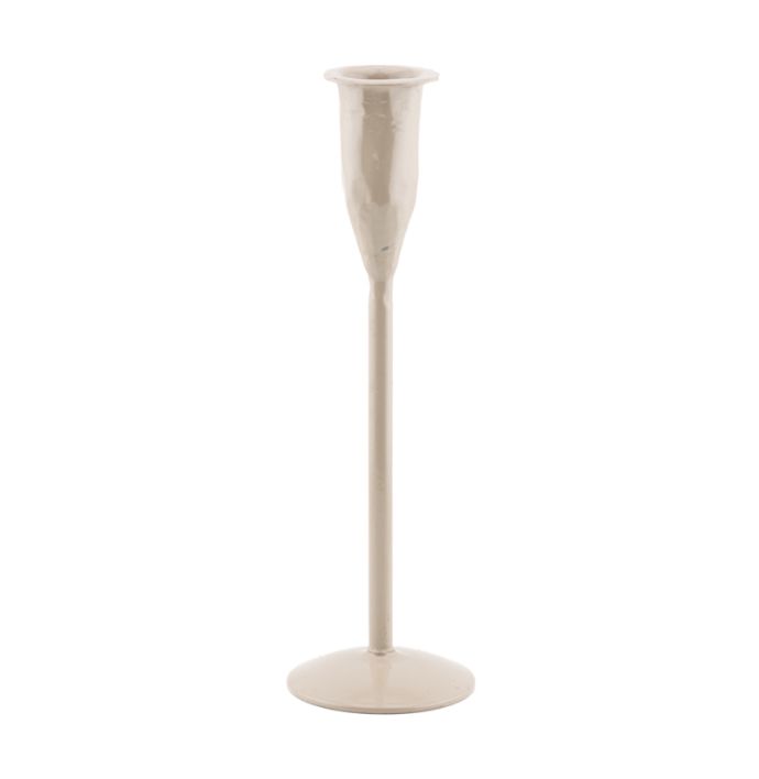 Kaarsenstandaard 20cm beige