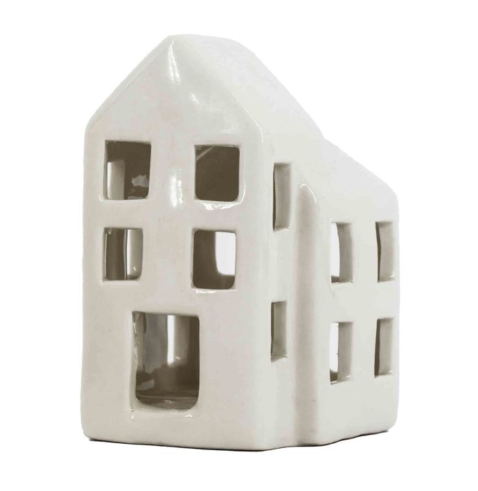 Huisje keramiek met LED